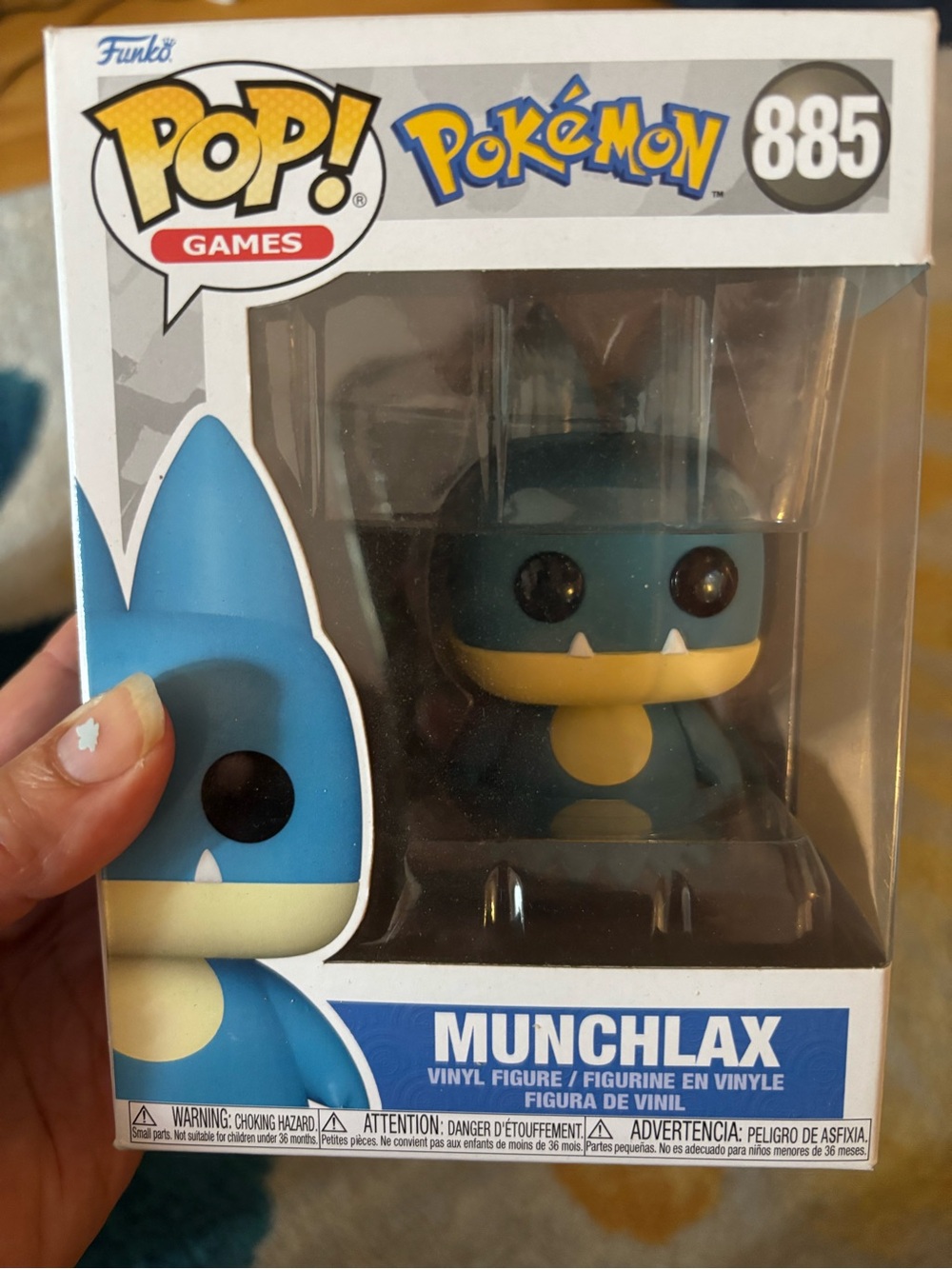 Funko Munchlax Vinyl Figure - Blue & Cream